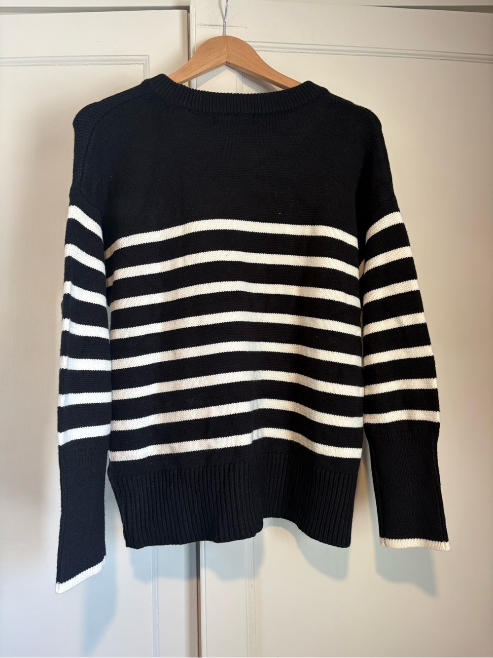 Philosophy Black and White Pullover Sweater - Picture 2 of 3